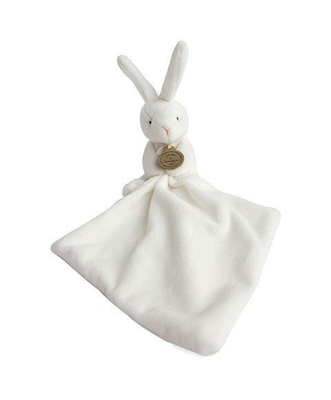 Doudou lapin mouchoir - 10 cm - Boite fleur