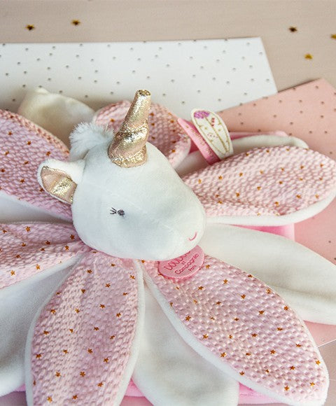 DOUDOU Attrape-rêve Doudou pétale licorne