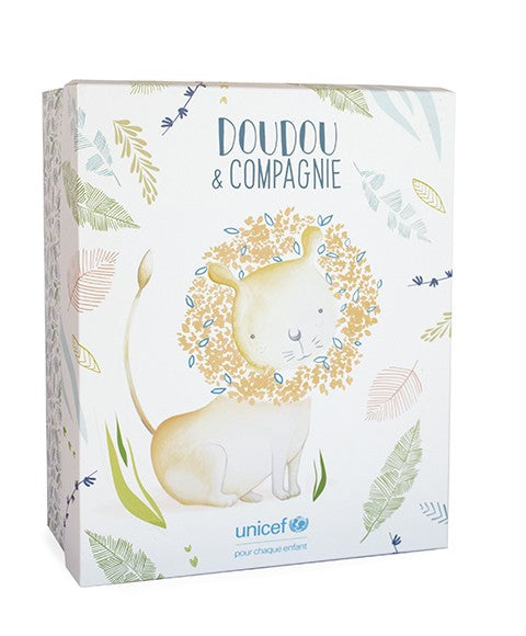 Peluche lion avec Bébé - 25 cm - Unicef