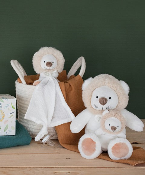 Peluche lion avec Bébé - 25 cm - Unicef