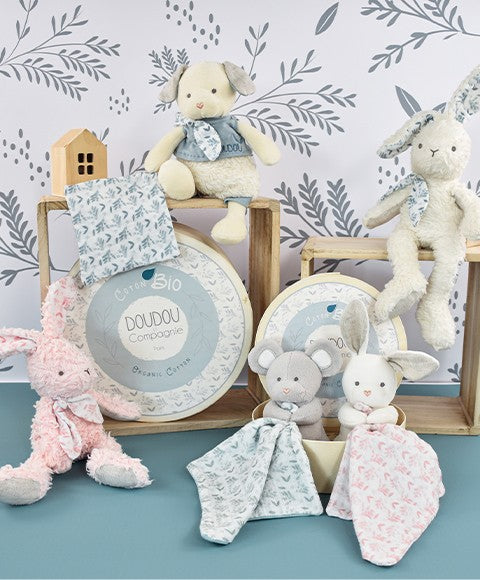 DOUDOU Pantin with rabbit cuddly toy