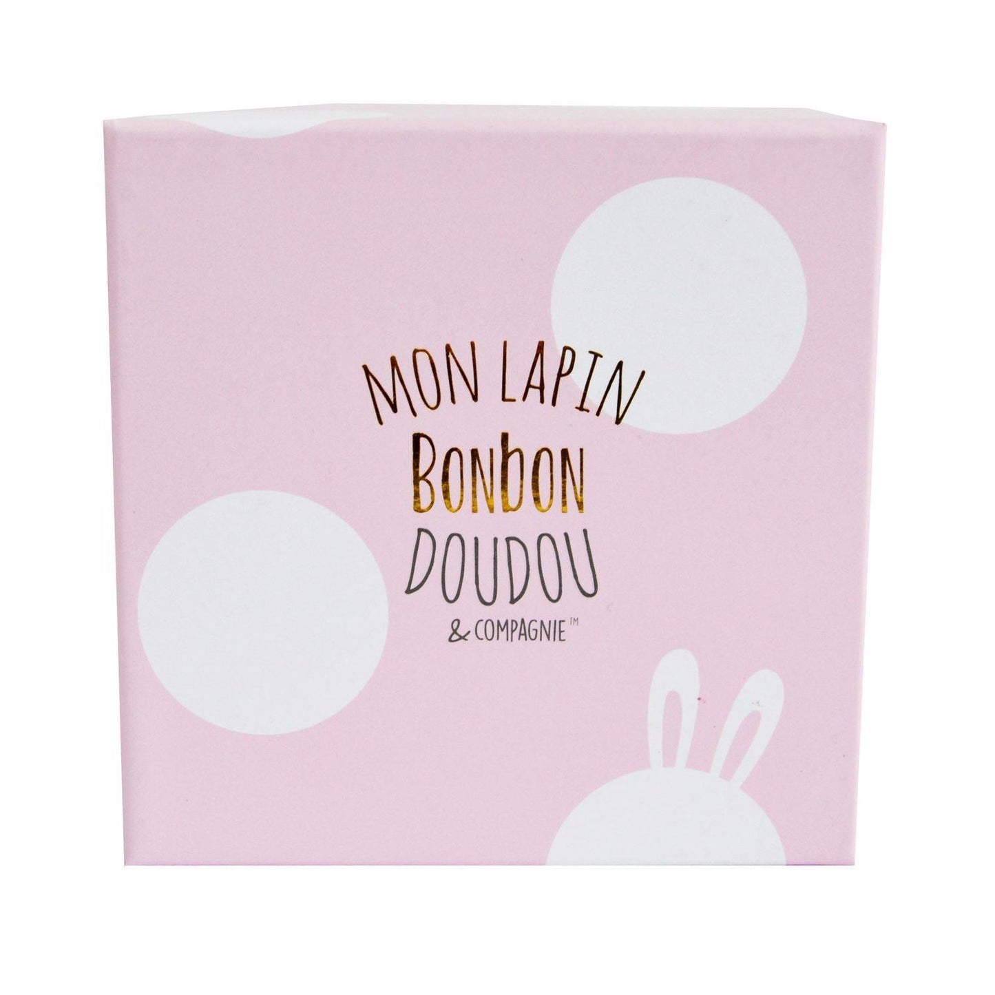 Coffret cadeau naissance chaussons lapin rose avec hochet - 0/6 mois