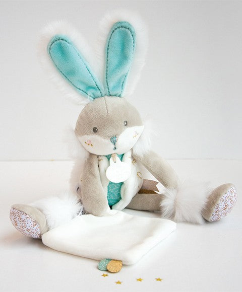 DOUDOU Almond green sugar bunny soft toy