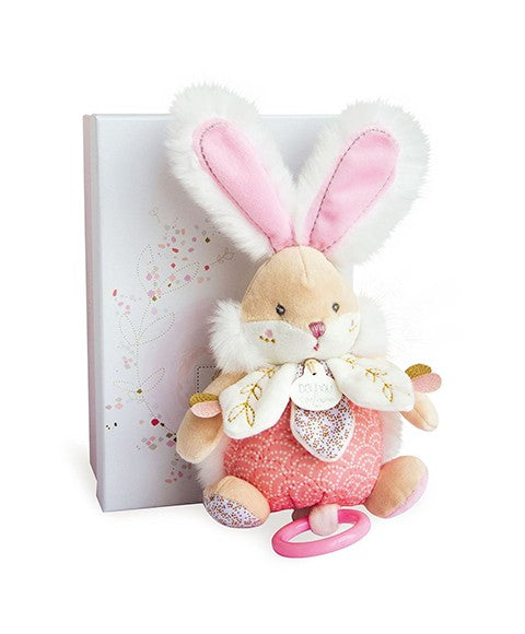 DOUDOU Pink sugar bunny Music box