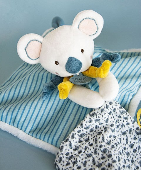 Doudou plat Yoca le koala - 25 cm
