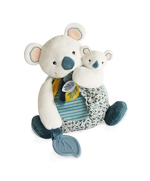 Coffret peluche d'activités Yoca le koala et son bébé - 25 cm