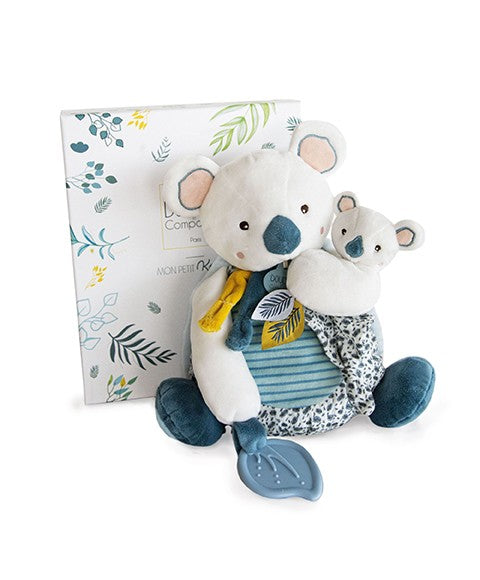 Coffret peluche d'activités Yoca le koala et son bébé - 25 cm