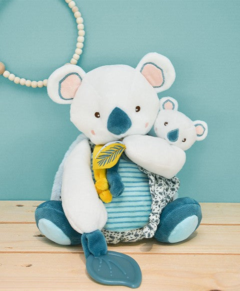 Coffret peluche d'activités Yoca le koala et son bébé - 25 cm