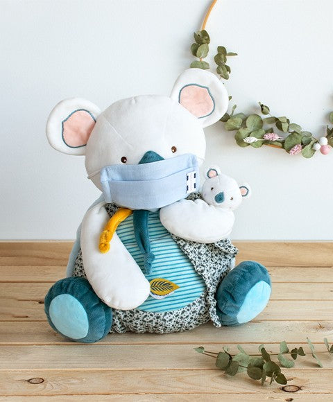 Peluche range pyjama Yoca le koala - 40 cm