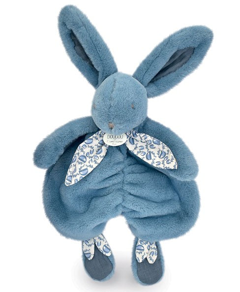 Lapin DOUDOU® - Doudou lapin Bleu - 29 cm