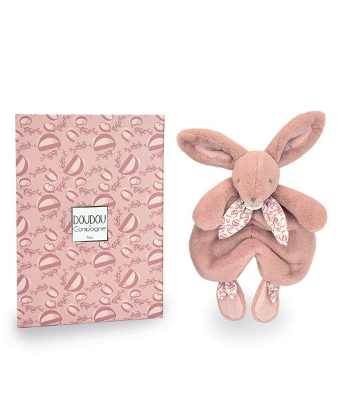 Lapin DOUDOU® - Doudou lapin Rose poudré - 29 cm