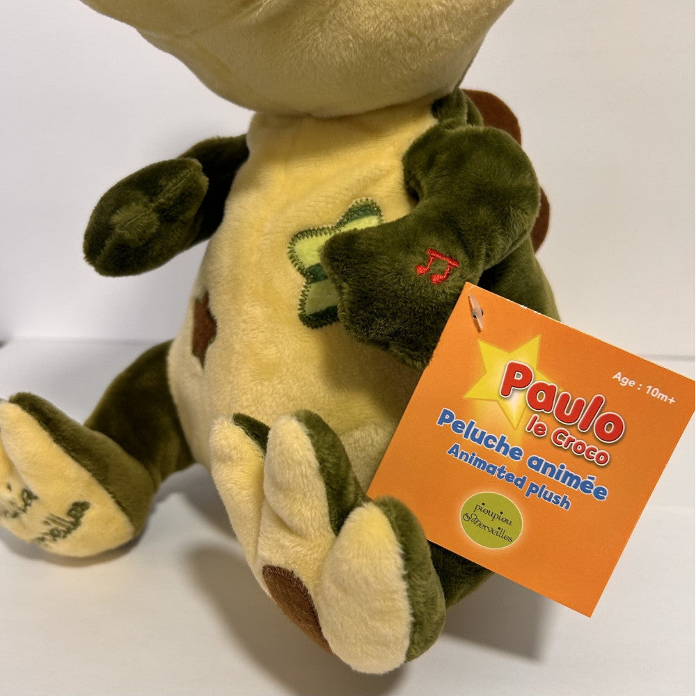 Paulo le croco - peluche animée