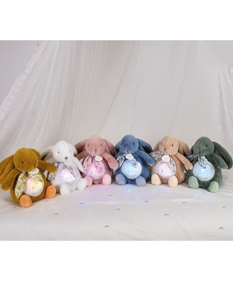 Veilleuse Lapin Musicale Projection mur et chansons Douces - Beige