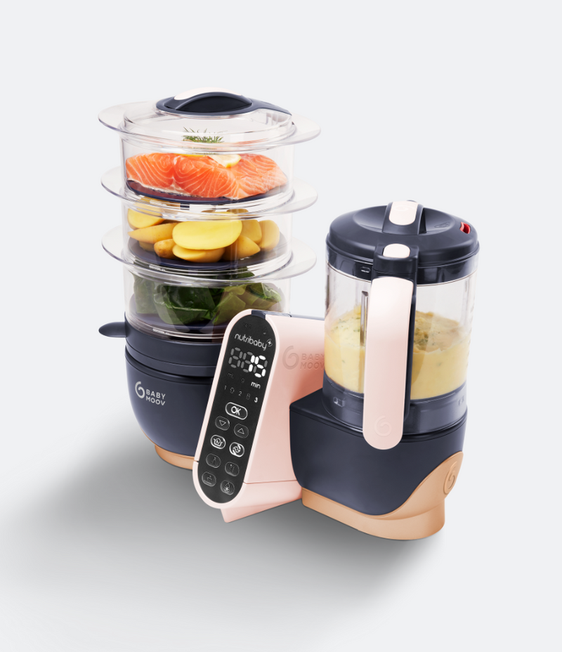 BABYMOOV Robot Multifonctions XL Cuiseur et Mixeur pour bébé - Nutribaby XL