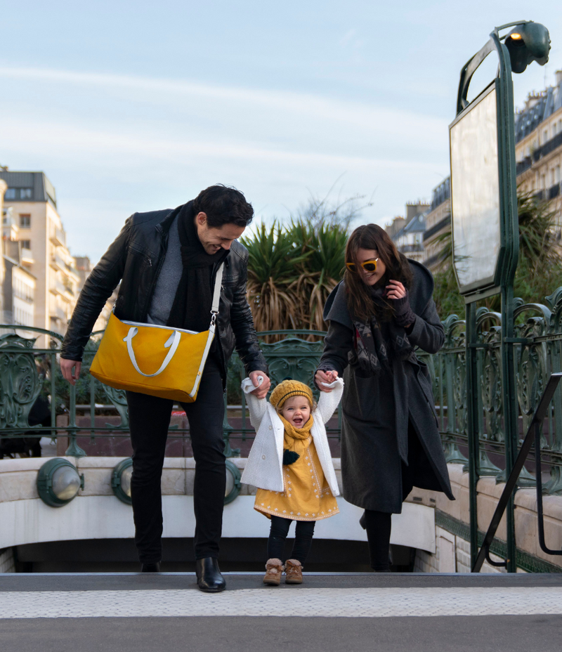 BABYMOOV Changing bag Champs-Elysées Saffron Yellow