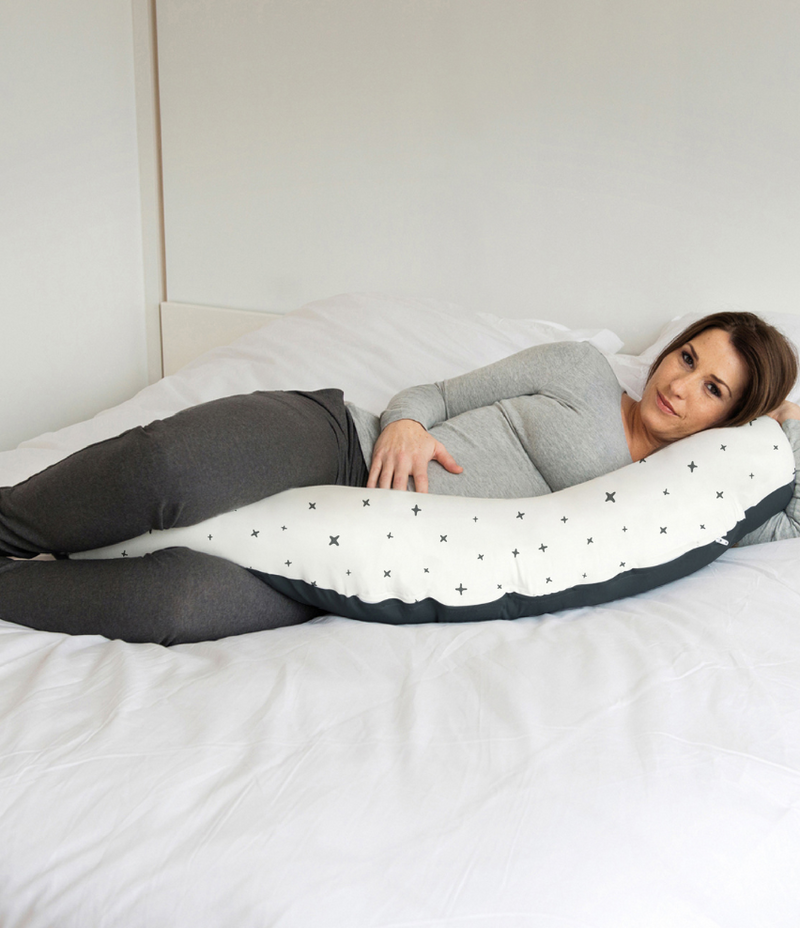 BABYMOOV Coussin De Maternité Doomoo Grey Stars