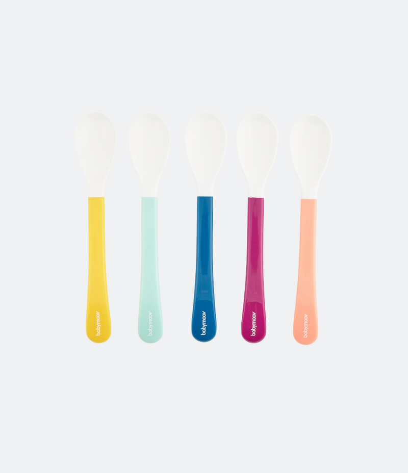 BABYMOOV Set of 5 baby spoons - 2nd age