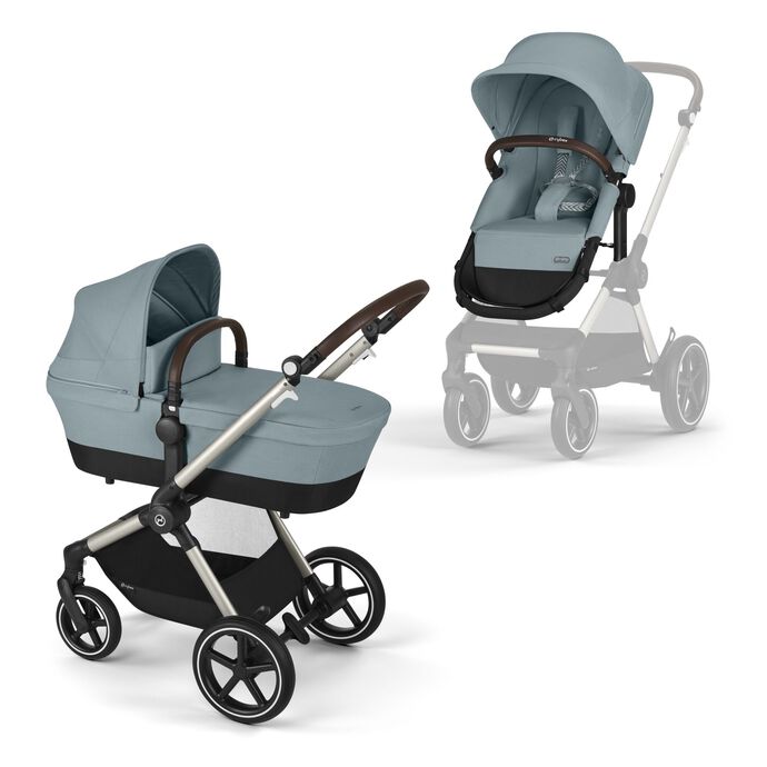 Cybex Eos Poussette 2 en 1 Sky Blue