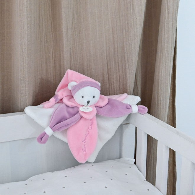 DOUDOU Collector Flat comforter Pink bear