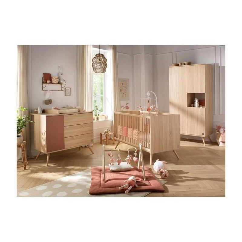 Little big bed 140x70 Bois Seventies